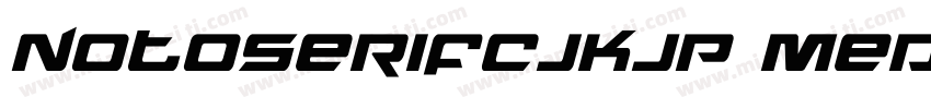 NotoSerifCJKjp Mediumotf字体转换